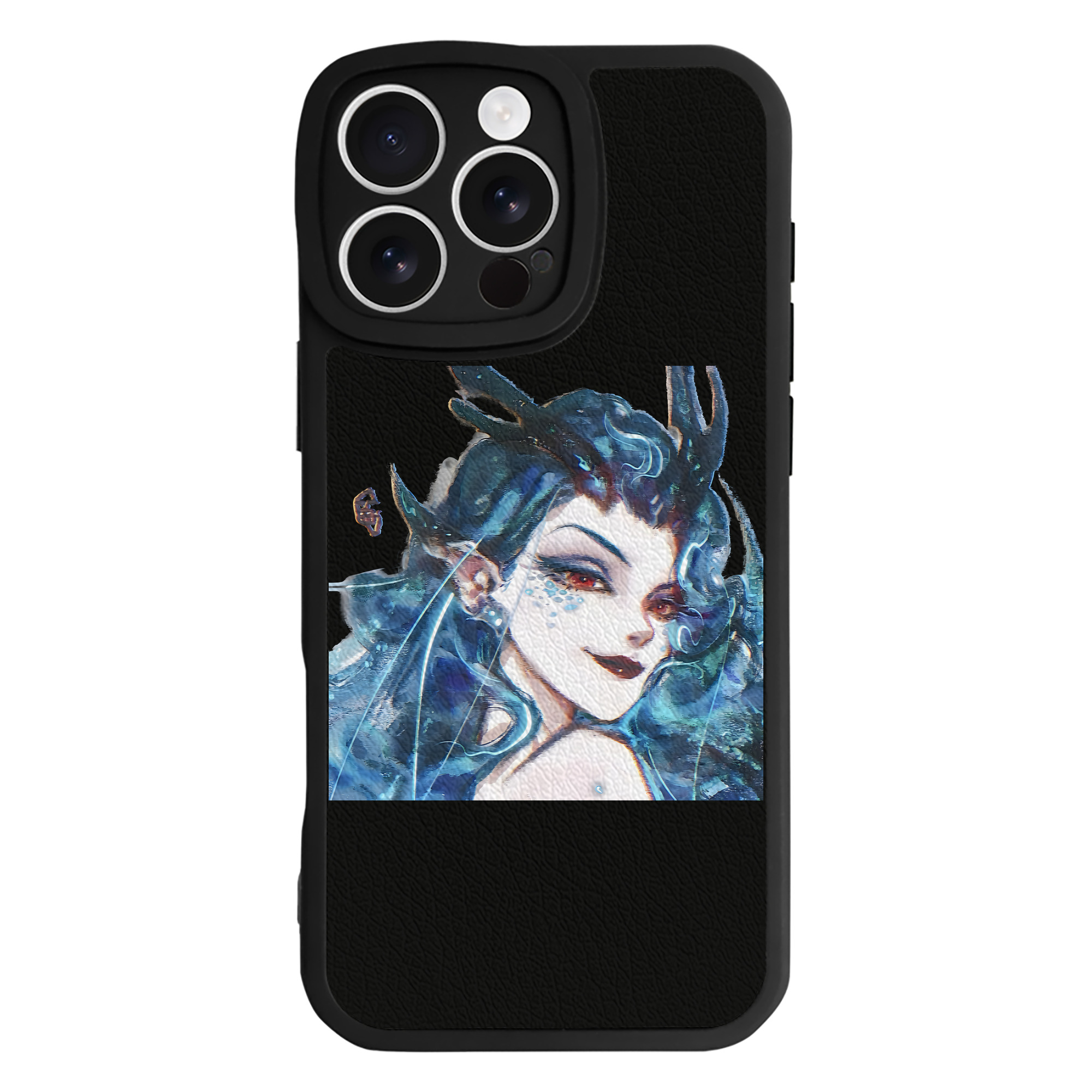 （画像用） Ne Zha 2 ナタ 魔童の大暴れ 【iPhone 16シリーズ対応】シリコンスマホケース（レザー調） 材質：シリコン